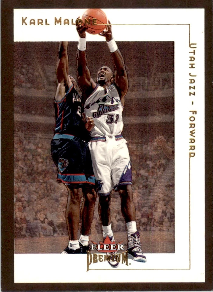 2001-02 Basketball Fleer Premium Karl Malone Utah Jazz #112 - Image 1 of 2
