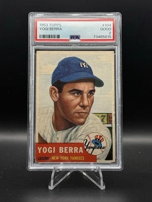 1953 Topps - Yogi Berra #104 PSA 2 - Image 1 of 2