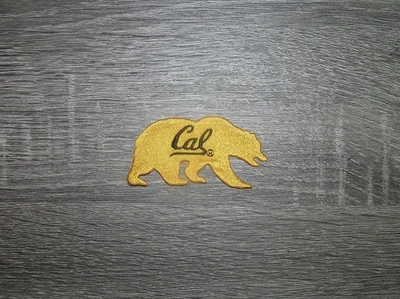 California CAL Golden Bears University Embroidered Iron On Patch 3" x 2"