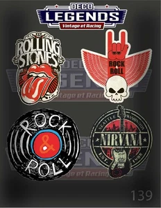 Stickers Autocollant Vignette decal Rock & Roll Rolling Stones Nirvana Vinyle - Bild 1 von 1