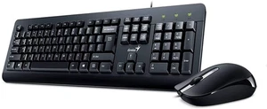 Genius KM-160 Wired Keyboard and Mouse Combo Black - Picture 1 of 1
