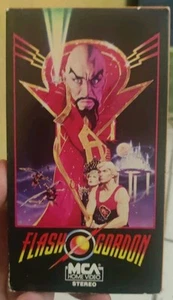 Flash Gordon 1981 VHS Cassette vintage/Music by Queen/Sam Jones - Picture 1 of 6