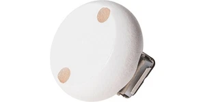 Cadenas de chupete clip de madera 1 pieza 30 mm saliva bebé nacimiento bautizo cadena - Imagen 1 de 8