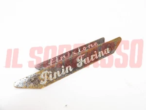 STEMMA FREGIO LOGO FINIZIONE PININFARINA FIAT LANCIA ALFA ROMEO FERRARI ORIGINAL - Picture 1 of 2