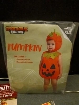 Spooktacular Creations Childs BIG CUTE PUMPKIN  0 Thru 12 Months  - Image 1 of 3