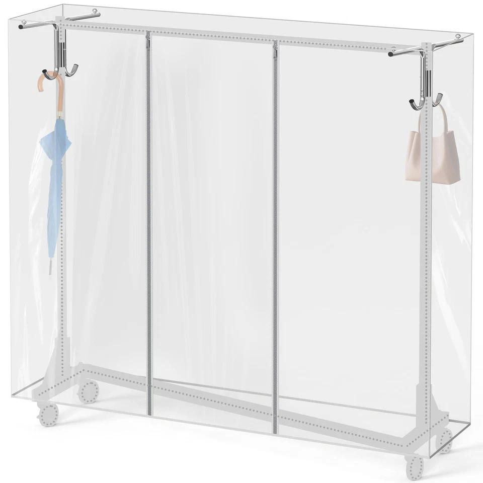 Cover and Tube Bracket for SimpleHouseware Z-Base Garment Rack (Garment Rack NOT - Image 1 of 4