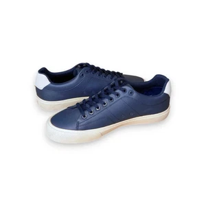 BOSS Aiden Tenn Flpp Sneakers Uomo Blu Scuro Scarpe da Ginnastica Artificiali US 9 - Foto 1 di 7