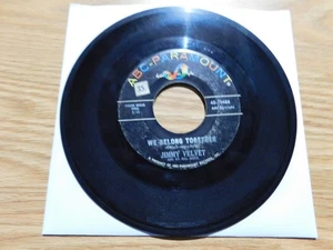 Jimmy Velvet - ABC-Paramount 45 RPM - We Belong Together / The History Of Love - Picture 1 of 2