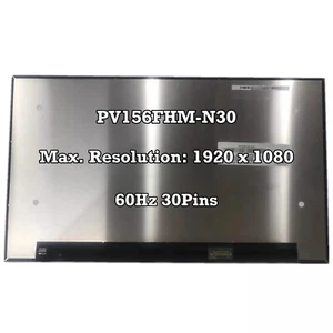 PV156FHM-N30 Laptop LCD LED Screen Replacement Panel Matrix 1920×1080 30 Pins - Picture 1 of 2