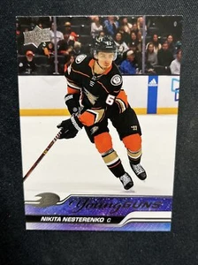 23-24 UD Series 1 Hockey Young Guns 230 Nikita Nesterenko - Bild 1 von 2