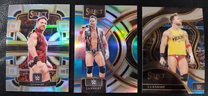 2024 WWE Select LA Knight Premier Silver Prizm+Base Silver Prizm+RINGSIDE SP - Picture 1 of 6