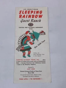 SLEEPING RAINBOW Guest Ranch 1960 AAA Travel Brochure Capitol Reef UTAH Zuni - Picture 1 of 4