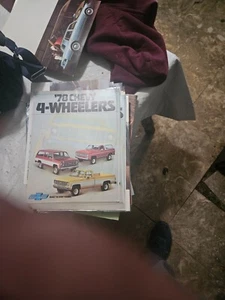 lot of 5 1978 Chevy 4WD Trucks Brochures - Picture 1 of 1