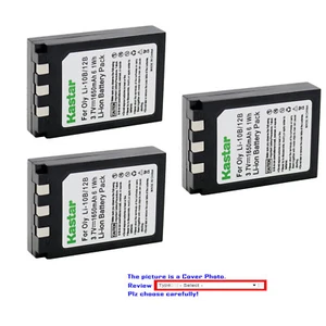 Kastar Replacement Battery for Olympus Li-10B Li-12B & Camedia C-765 Ultra Zoom - Picture 1 of 7