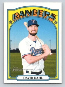 2021 Topps Heritage SP #710 David Dahl - FREE SHIPPING! - Picture 1 of 2