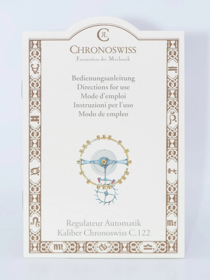 Chronoswiss Cal 122 Booklet Manual - Image 1 of 1