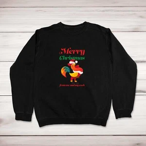 Merry Christmas From Me And My C*ck Christmas Jumper - Picture 1 of 2