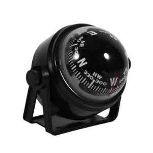 Boat Black Multifunctional Navigation Bracket Digital Compass ABS Waterproof  - Foto 1 di 4
