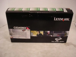 CARTUCHO DE TÓNER MAGENTA DE ALTO RENDIMIENTO EXTRA SELLADO GENUINO LEXMARK C5340MX - Imagen 1 de 1