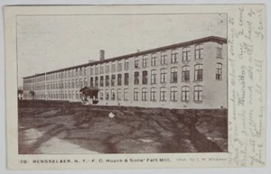 Rensselaer, NY. F.C. Huyck & Sons' Felt Mill. 7-28-1906 Pseudo MC ties 1c. - Picture 1 of 2