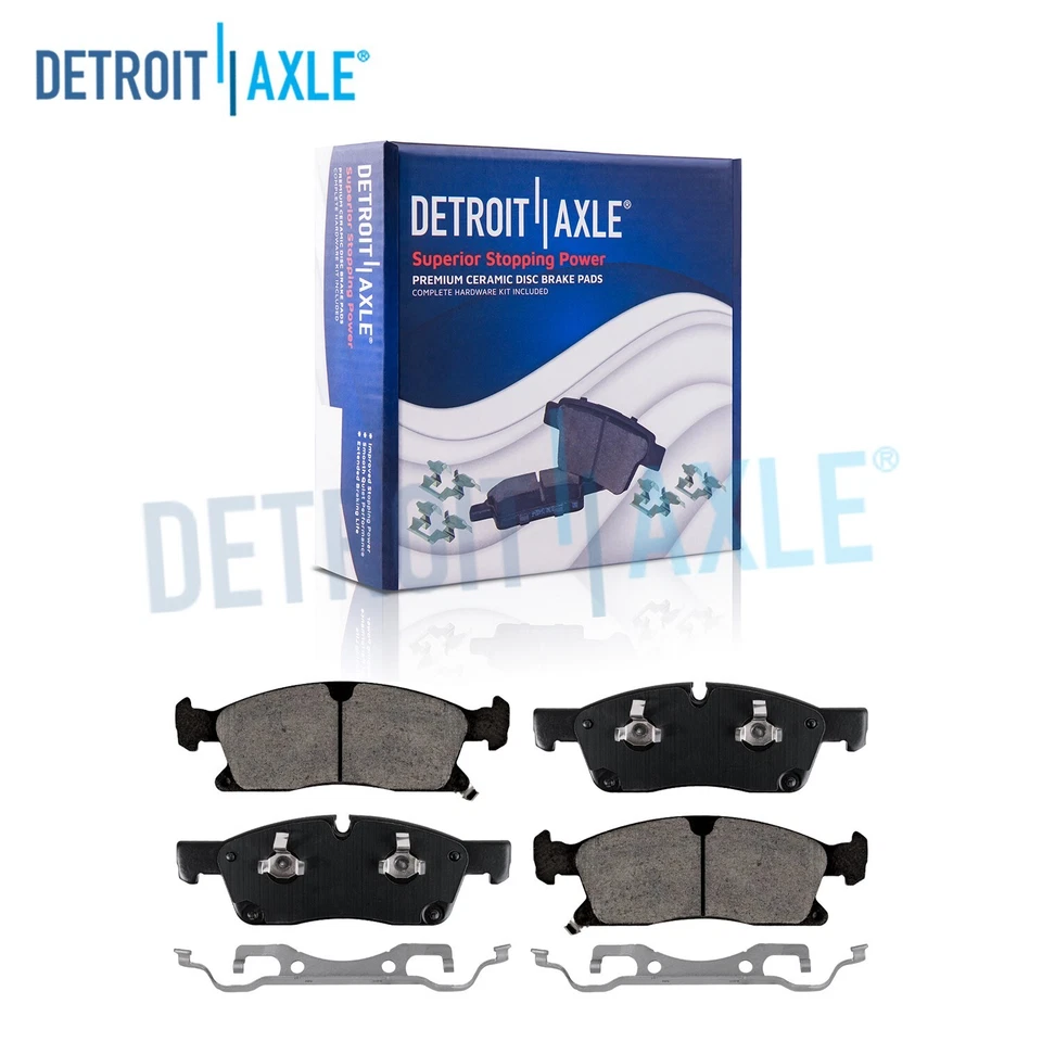 Juego de pastillas de freno delanteras de cerámica para Jeep Grand Cherokee Dodge Durango 2011-2020 Foto 1 de 4