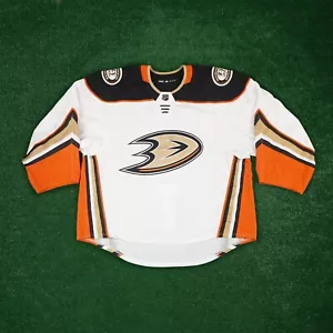 Anaheim Ducks NHL Adidas White Men's Authentic Goalie Cut Jersey - Picture 1 of 7