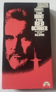Hunt For Red October VHS Red Tape TESTED 1990 Sean Connery Alec Baldwin RARE  - Picture 1 of 7