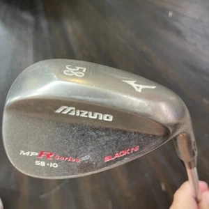 Mizuno MP R Series 58*10 Wedge Black Ni Steel Fiber Composite 38 inch Right Hand - Picture 1 of 6