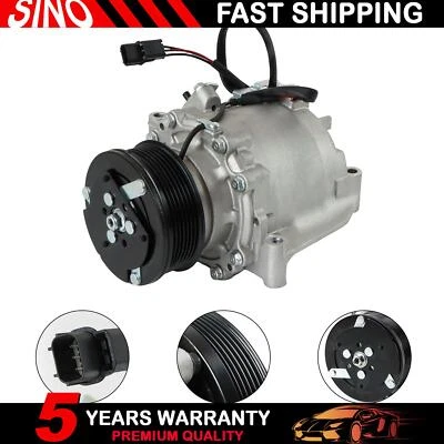 Compresor de aire acondicionado con embrague apto para Honda Civic 1,8 L 2006-2008 2009 2010 2011 Foto 1 de 4