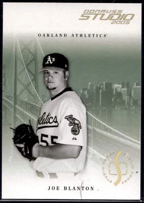 2005 Donruss Studio #206 Joe Blanton Proofs Gold #/25 - Image 1 of 2