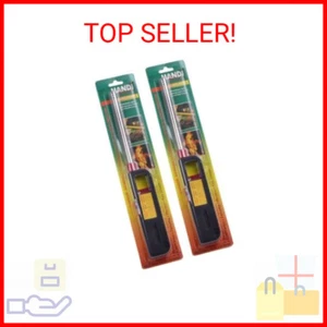 2pk BBQ Grill Lighter Refillable Butane Gas Candle Fireplace Kitchen Stove Long - Picture 1 of 1
