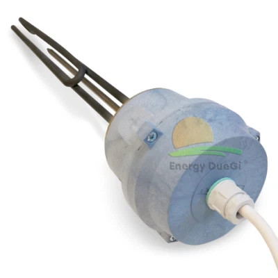 Resistenza elettrica corazzata 3 kW monofase termostato regolabile fino a 82°C