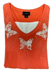 Top donna manica a 3/4 taglia large, marca Trillogy. - Foto 1 di 1