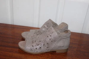 BOTINES COOL BY COOLWAY PUNTA ABIERTA TOPO CUERO METÁLICO TALLA 8 NUEVOS SIN CAJA HECHOS EN ESPAÑA - Imagen 1 de 9