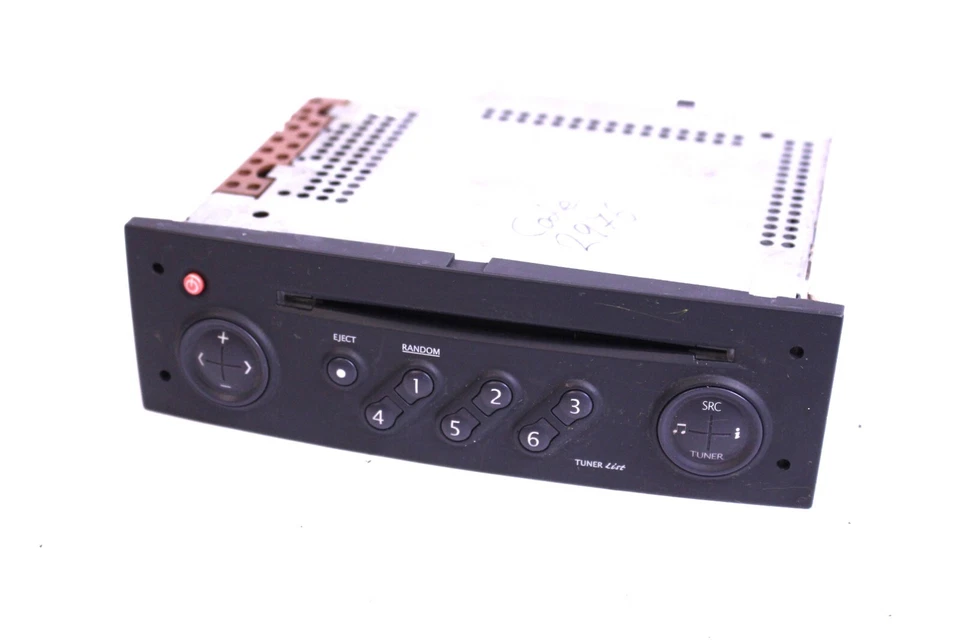 CD Autoradio Tuner List schwarz-grau Renault Scenic Megane 2 II 22DC277/62 +Code - Bild 1 von 2