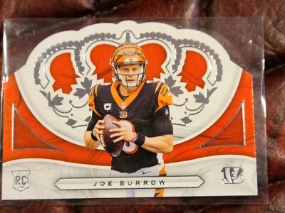 2020 Panini Chronicles - Crown Royale Rookie Joe Burrow #cr-1 Bengals - Image 1 of 2