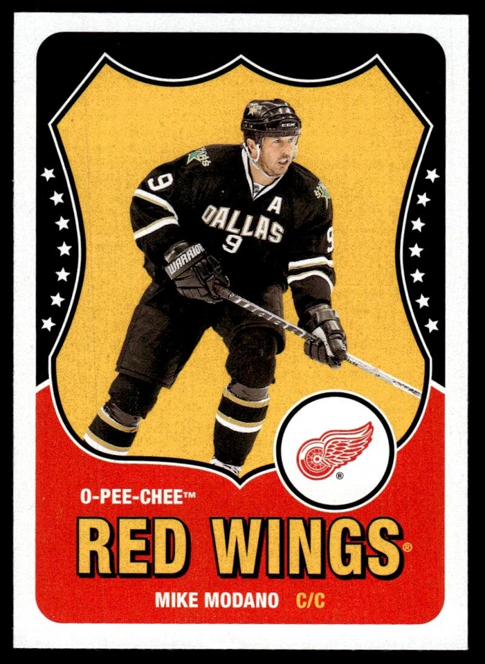 2010-11 O-Pee-Chee RETRO Mike Modano Detroit Red Wings #351 R139 - Image 1 of 2