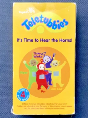 Teletubbies~It’s Time to Hear The Horns! (VHS-2004) Limited Ed Promotional Tape - Image 1 of 4