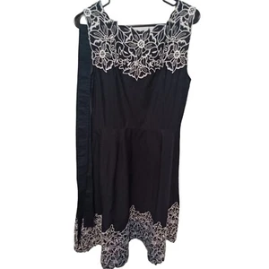 Abito Talbots donna 10 ricami floreali abbigliamento ufficio formale  - Foto 1 di 11