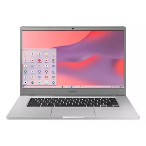 Samsung 15.6" Chromebook 4+ - Intel Celeron, 4GB RAM, 64GB eMMC (Platinum Titan) - Picture 1 of 5