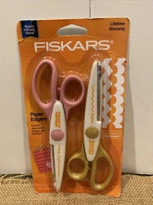 Fiskars Paper Edgers Scissors New In Package  - Picture 1 of 2