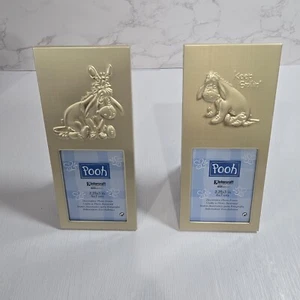 Winne the Pooh Disney Intercraft Gold Metallic Frames - Holds 2.25" x 3" Pic X2 - Picture 1 of 10