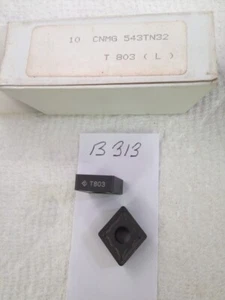 10 NEW TUNGALOY CNMG 543 TN32 CARBIDE INSERTS. GRADE: T803 (B313) - Picture 1 of 1
