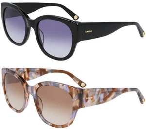 Bebe Women's Stylized Round Sunglasses w/ Temp Chain Attachment - BB7233 - Picture 1 of 6