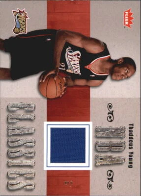 2007-08 Fleer NBA Classics #TTTY Thaddeus Young Jersey - NM-MT - Image 1 of 2