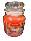 Yankee Housewarmer 14.5 Oz Jar Candle Tangerine Black Band Discontinued Scent