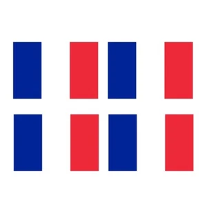 Set of 4 FRANCE Flag Temporary Tattoo Waterproof Lasts 1 week FRENCH Flag - Picture 1 of 2
