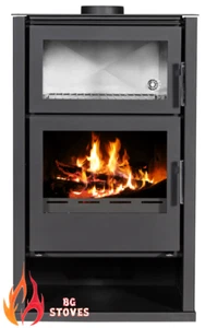Modern EEK A Kaminofen mit Backofen MODENA F BImSchV Stufe 2 externer Luftzufuhr - Bild 1 von 11
