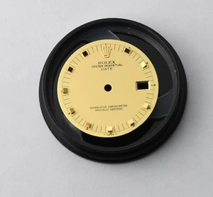 Genuine Rolex Vintage Champagne Date Gold Ice Cube Dial REF. 1500 #3 - Picture 1 of 2