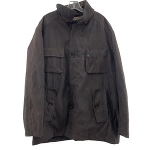Roundtree & Yorke Men's XL Brown Overcoat Polyester Preowned - Picture 1 of 5
